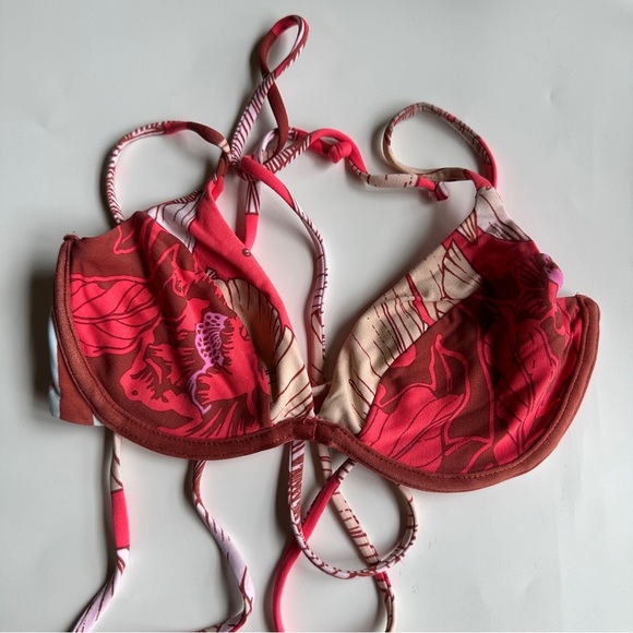 Maaji - Curuba Samba Reversible Underwire Bikini Top Multicolor Size Small - Picture 1 of 5